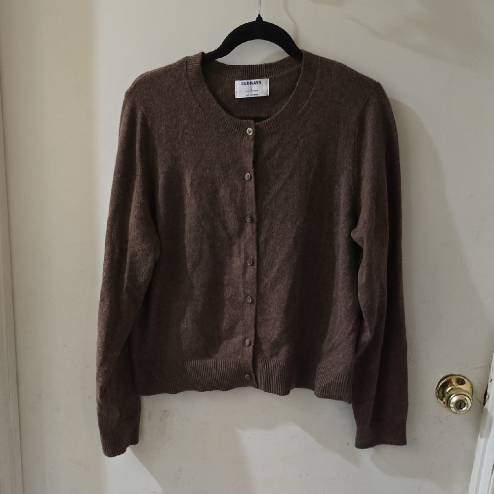 Old Navy Brown Cardigan Sweater
